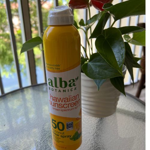 Sunscreen Alba Botanicals 50 SPF 8oz Spray
